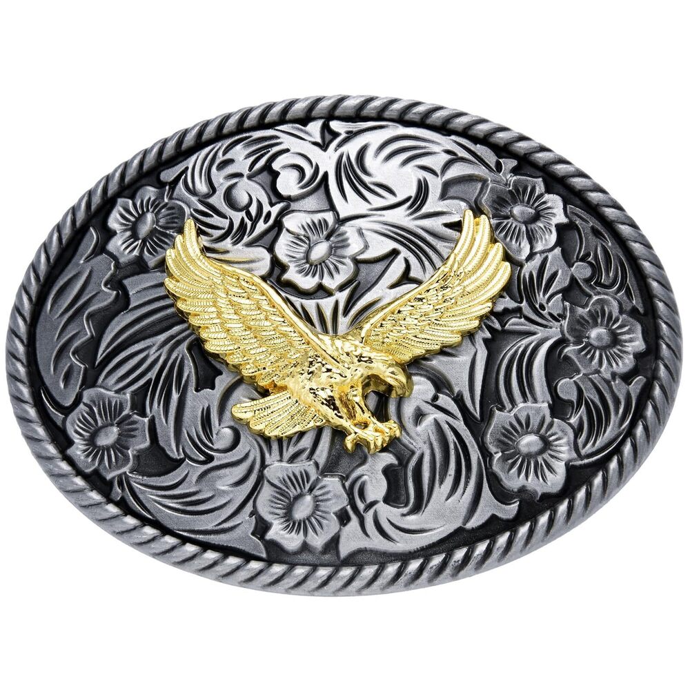 7596 Soaring Eagle Belt Buckle , Western Cowboy Cowgirls Vintage Belt